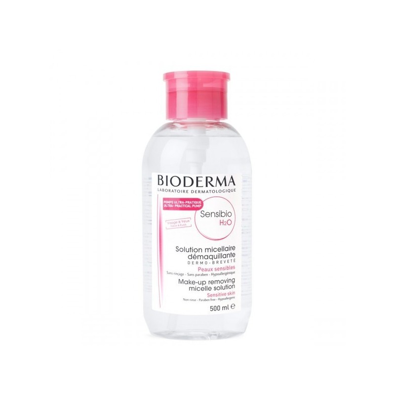 BIODERMA SENSIBIO H²O POMPE 500 ML