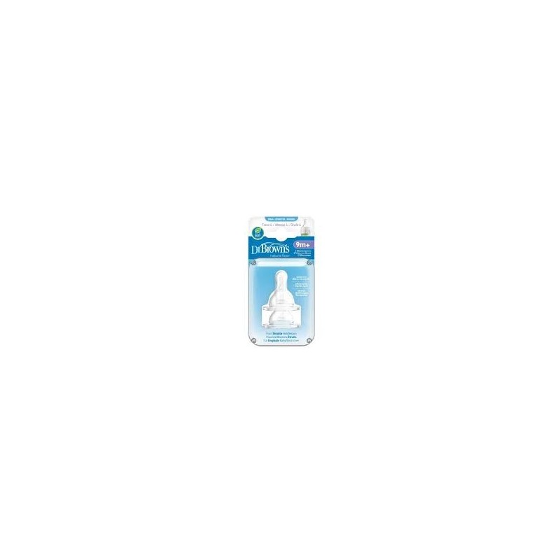 DR BROWNS Tétines Transition à bec Cole large  pack de 2