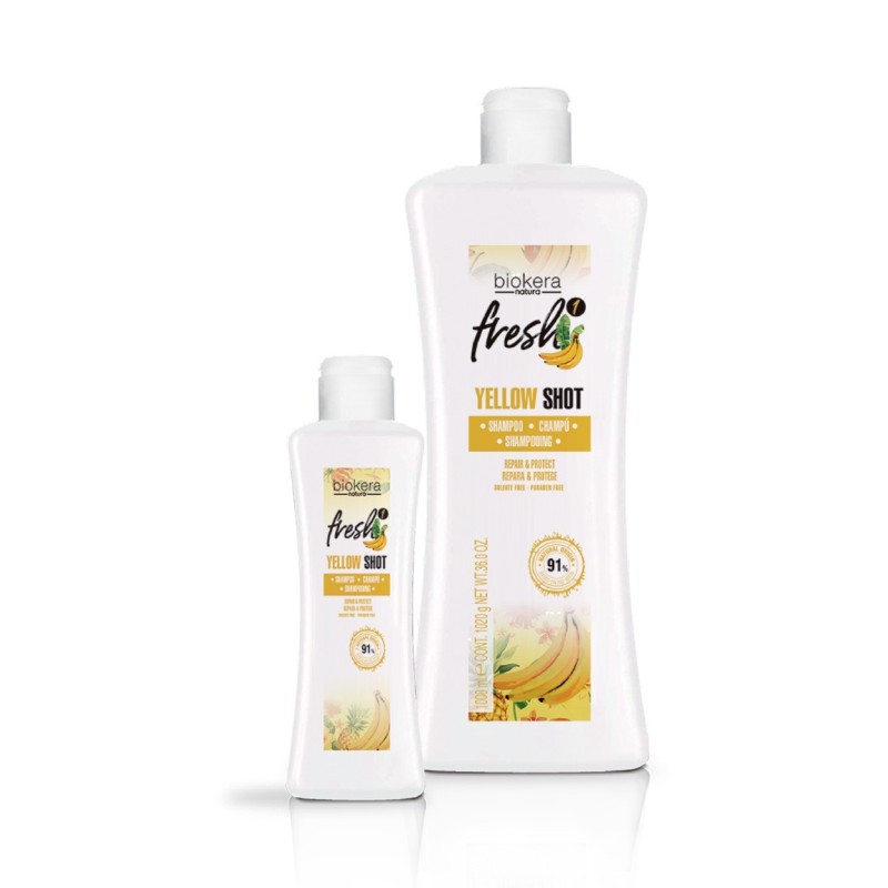 BIOKERA FRESH YELLOW SHOT SHAMP 300ML