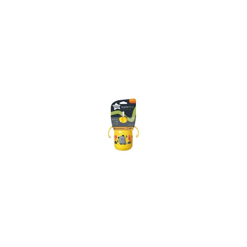 Tommee Tippee Tasse à paille Super Star 300ml 6M+Jaune