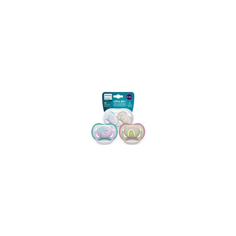 AVENT SUCETTE PHILPS ULTRA AIR 0-6M GIRL