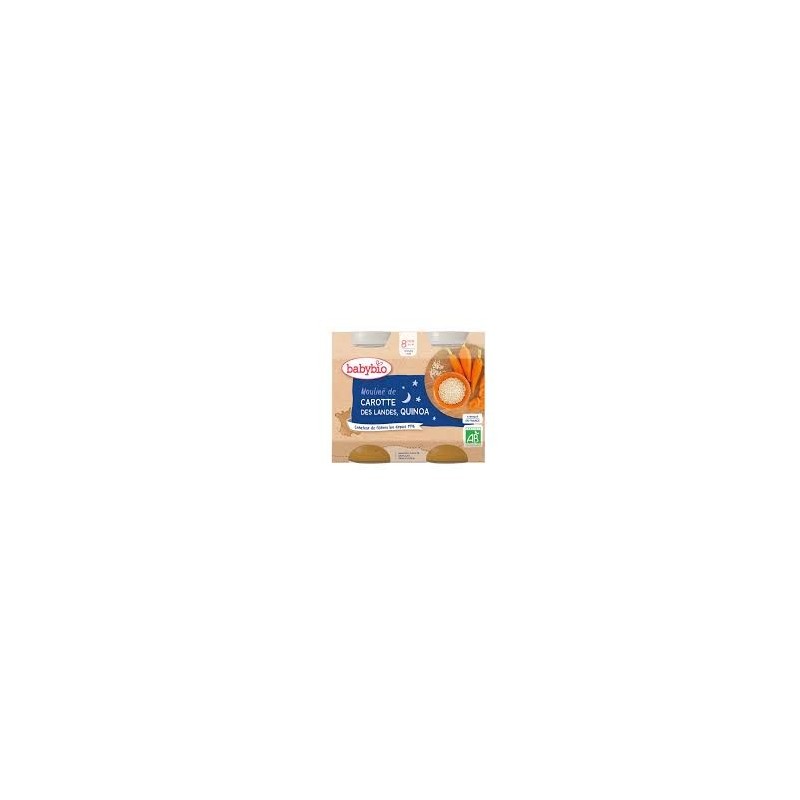 BABYBIO POT BONNE NUIT LEGUMES QUINOA 2*200G