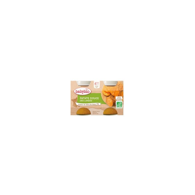 BABYBIO POT PATATE DOUCE 2*130G