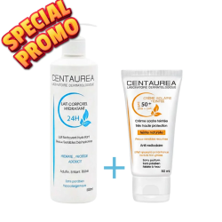 CENTAUREA PROMO LAIT HYDRATANT 200ML+CR LOAIRE TEINTEE SPF50