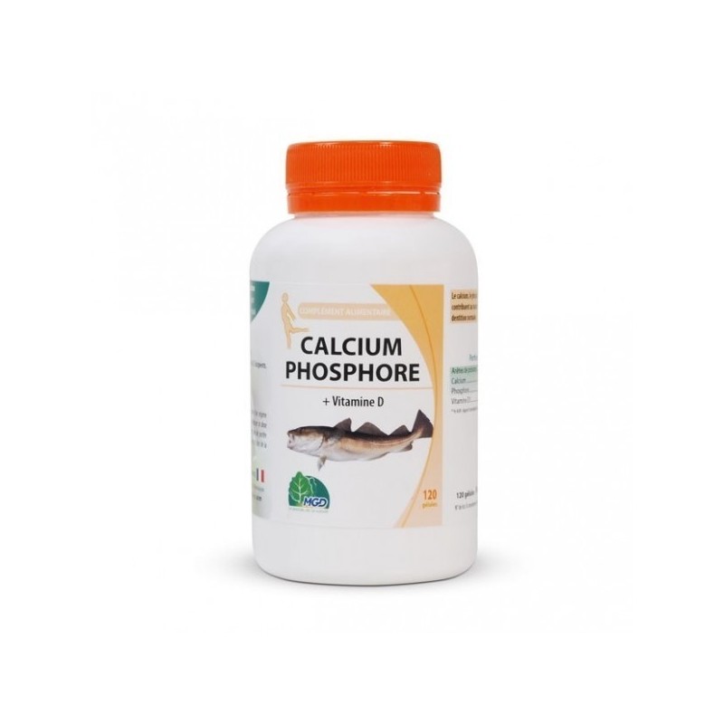 MGD CALCIUM PHOSPHORE PILLULIER 120 GÉLULES