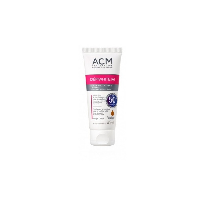 ACM DEPIWHITE M ÉCRAN SOLAIRE SPF50+ TEINTE DOREE 40ML