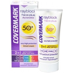 RAYBLOCK FACE PLUS NORMAL HE VISIBLE SPF50 LIGHT BEIGE  50ML