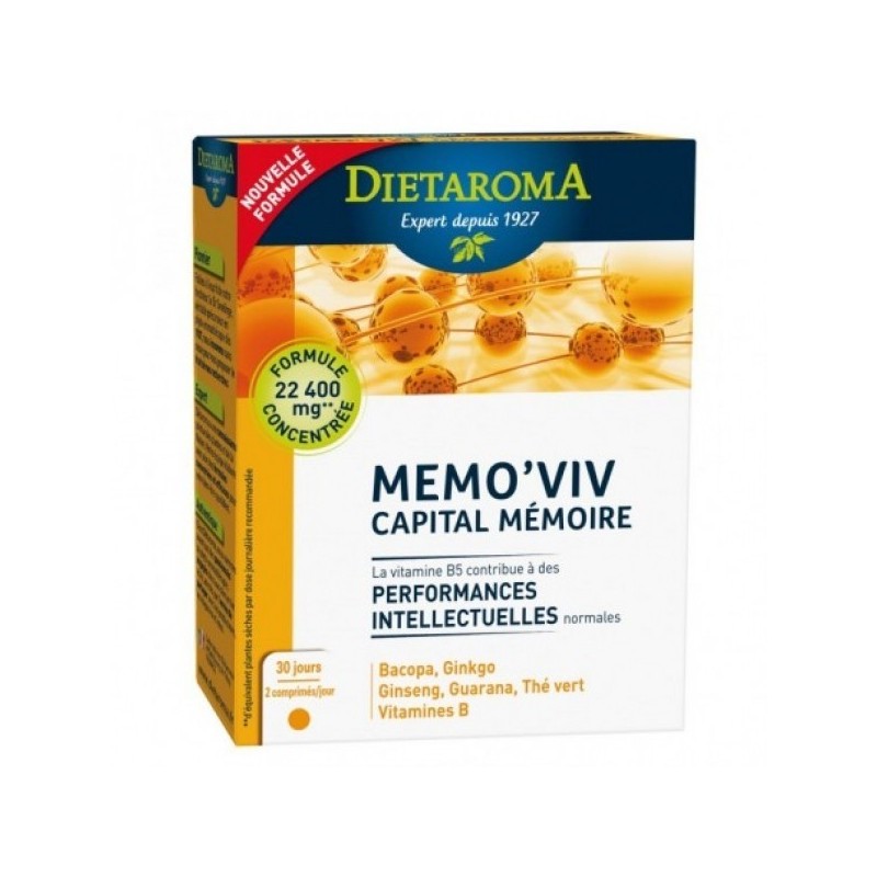 DIETAROMA MEMO'VIV+ CAPITAL CEREBRAL 60 CPS