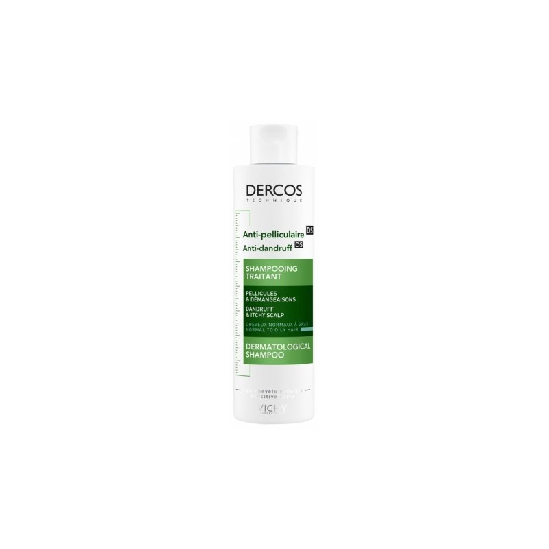 Vichy Dercos Shampoing Anti-Pelliculaire Cheveux Normaux à Gras 200ml
