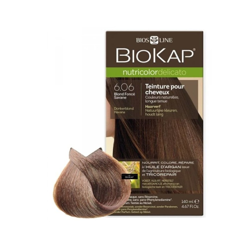 BIOKAP NUTRICOLOR DELICATO 6.06 (140ML)