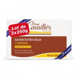 ROGE CAVAILLES SAVON SURGRAS AMANDE VERTE 2X250GR