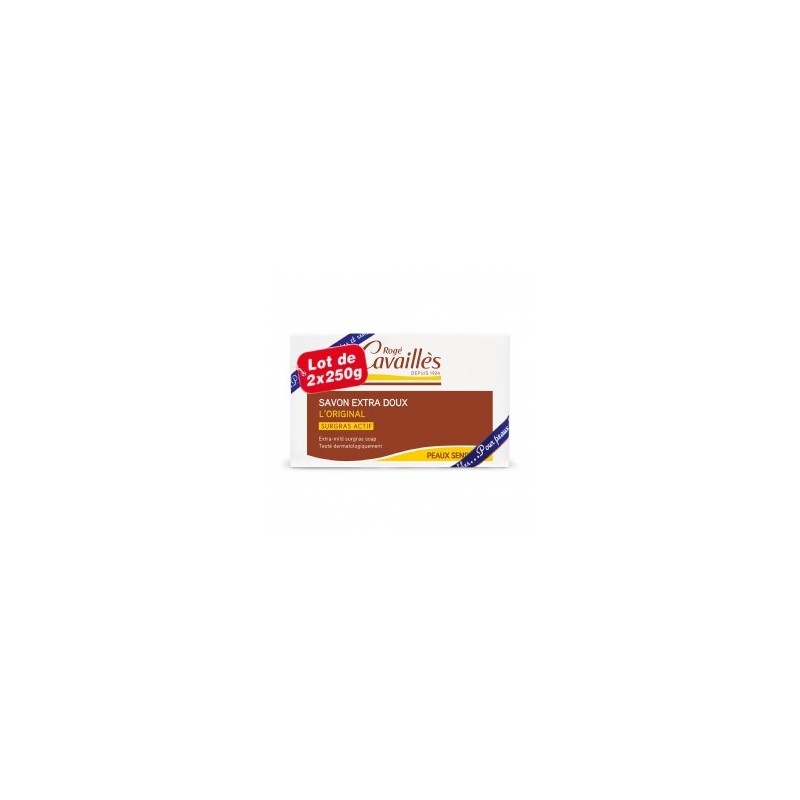 ROGE CAVAILLES SAVON SURGRAS AMANDE VERTE 2X250GR