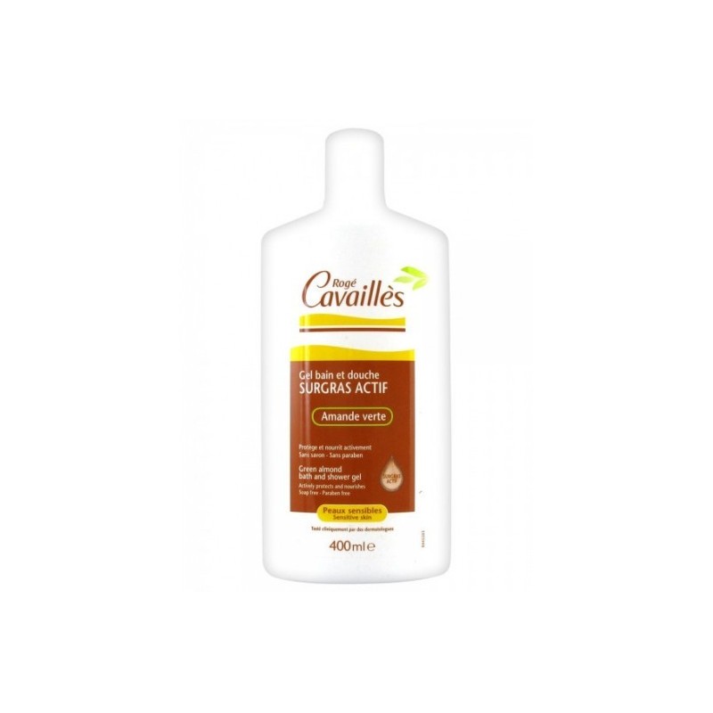 ROGE CAVAILLES GEL SURGRAS BAIN ET DOUCHE AMANDE VERTE 400ML