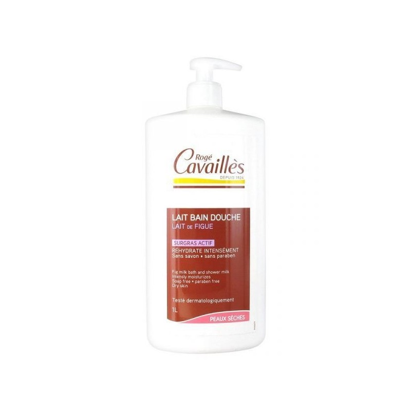 ROGE CAVAILLES LAIT BAIN ET DOUCHE HYDRATANT LAIT DE FIGUE 1L