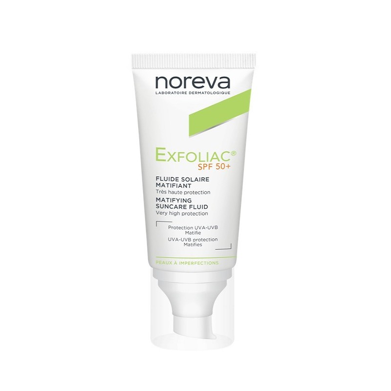 EXFOLIAC FLUIDE SOLAIRE MATIFIANT TRÈS HAUTE PROTECTION SPF5