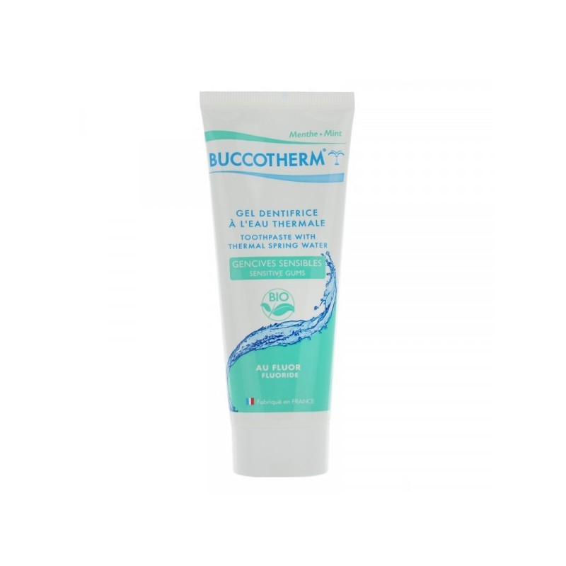 BUCCOTHERM GEL DentifriceRICE BIO GOUT MENTHE 75 ML