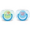 AVENT 2 SUCETTE ORTHODONTIQUE 6-18M SCF220/23  garçon X
