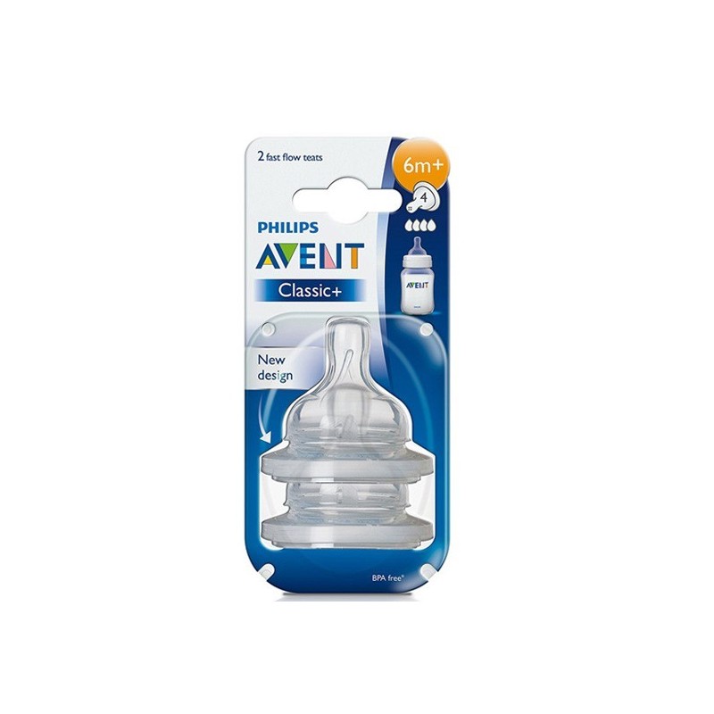 AVENT 2 TETINES 6M+ 4T SCF 634/27