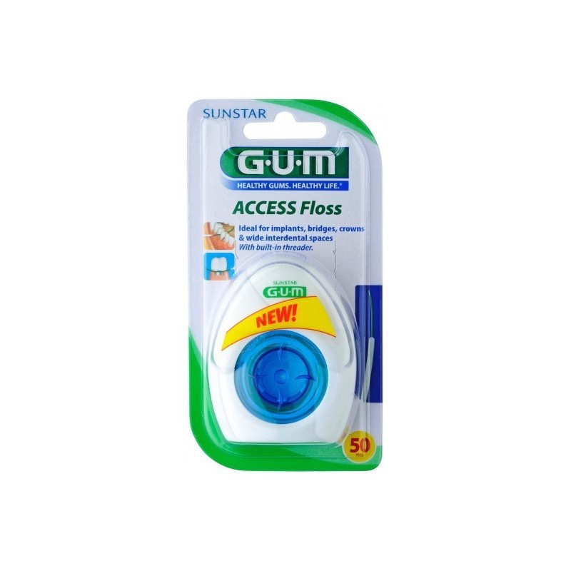 GUM Fil Access Floss - 50 Fils spécial Implant   (3200)
