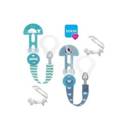 MAM CLIP & COVER : ATTACHE SUCETTE AVEC PROTÉGE TÉTINE