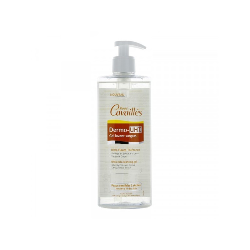 ROGE CAVAILLES DERMO UHT GEL LAVANT SURGRAS 500ML
