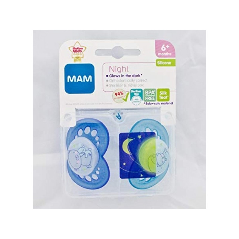 MAM SUCETTE ORIGINAL NIGHT 6+