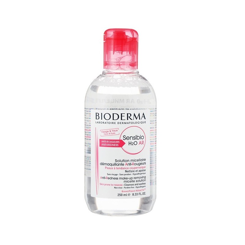 BIODERMA SENSIBIO H2O ANTI-ROUGEUR 250ML