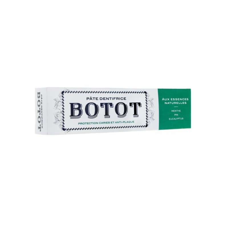 BOTOT DENTIFRICE VERT MENTHE PIN EUCALYPTUS 75ML