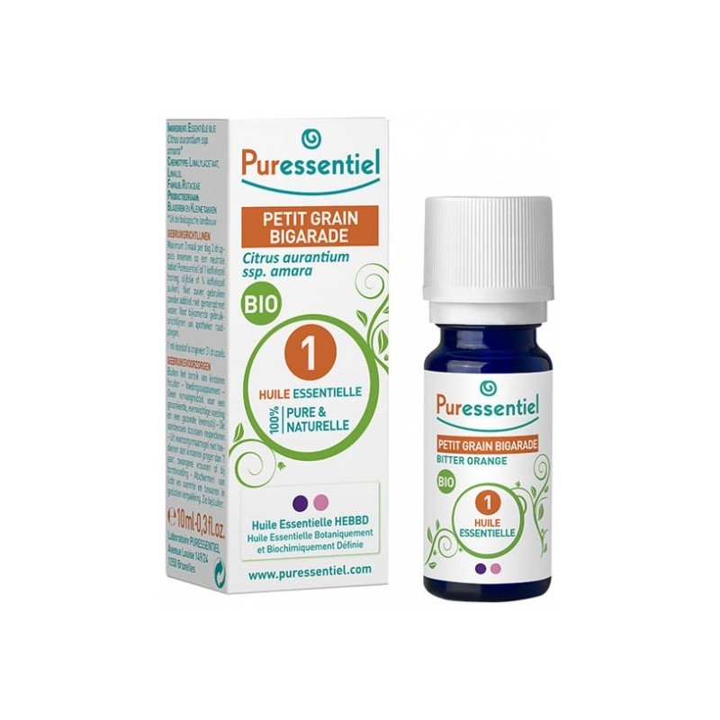 PURESSENTIEL HUILE ESSENTIELLE PETIT GRAIN BIGARADE 10ML