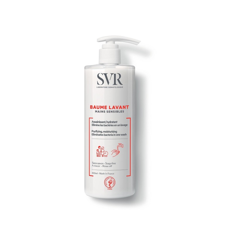 SVR BAUME LAVANT MAINS SENSIBLES 400ML