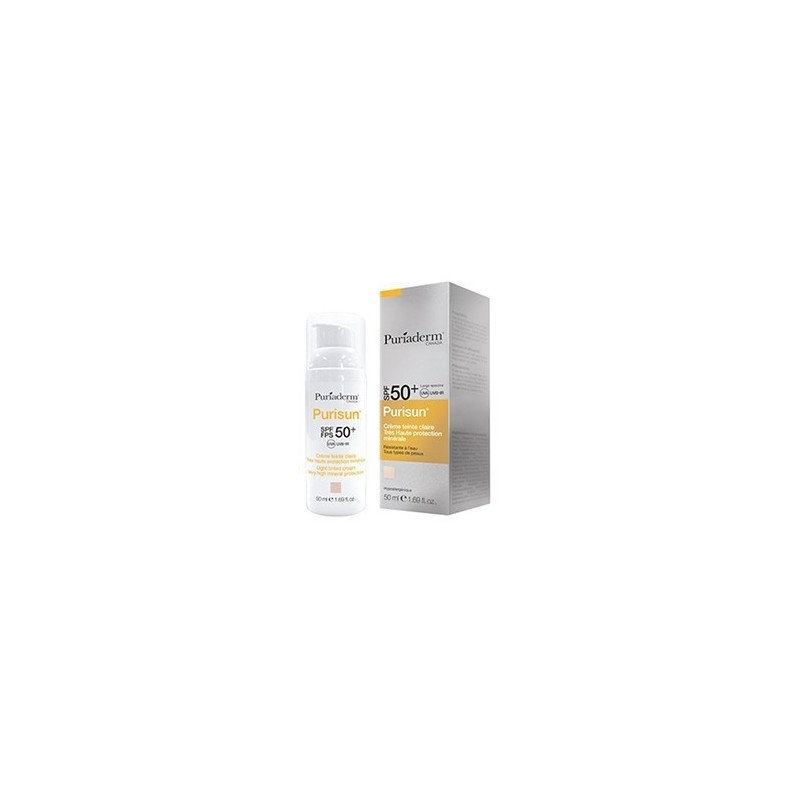 PURIADERM PURISUN ECRAN TEINTE CLAIRE SPF50+ 50ML
