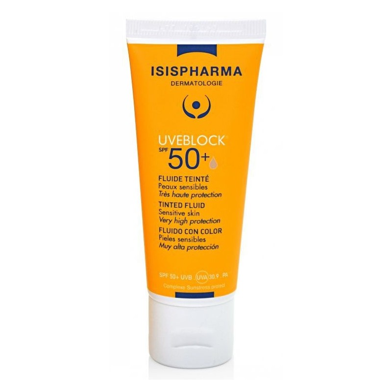 ISIS UVEBLOCK 50+FLUIDE/TEINT MEDIUM 40ML