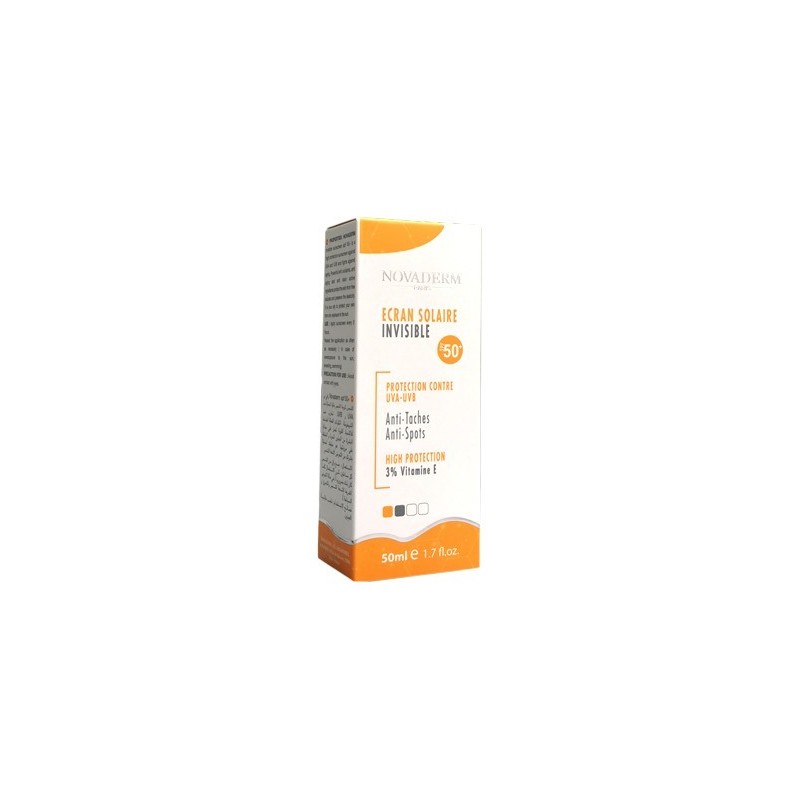 NOVADERM ECRAN SOLAIRE INVISIBLE 50+