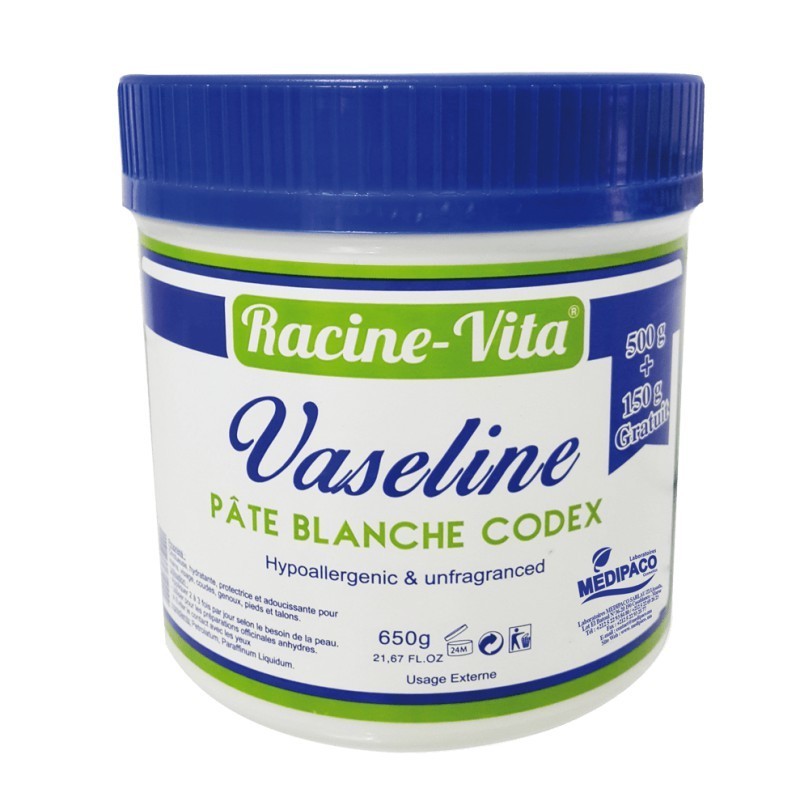 RACINE-VITA VASELINE BLANCHE 650GR (+150GR)