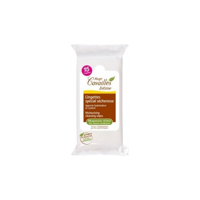 ROGE CAVAILLES LINGETTES INTIMES SPECIAL SECHERESSE 15U