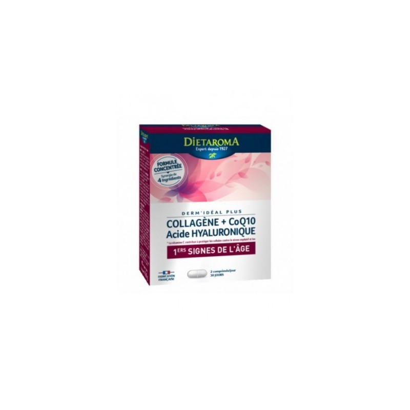 DIETAROMA DERM'IDEAL COLLAGENE +CO Q10 ACIDE HYALURONIQUE 30CP