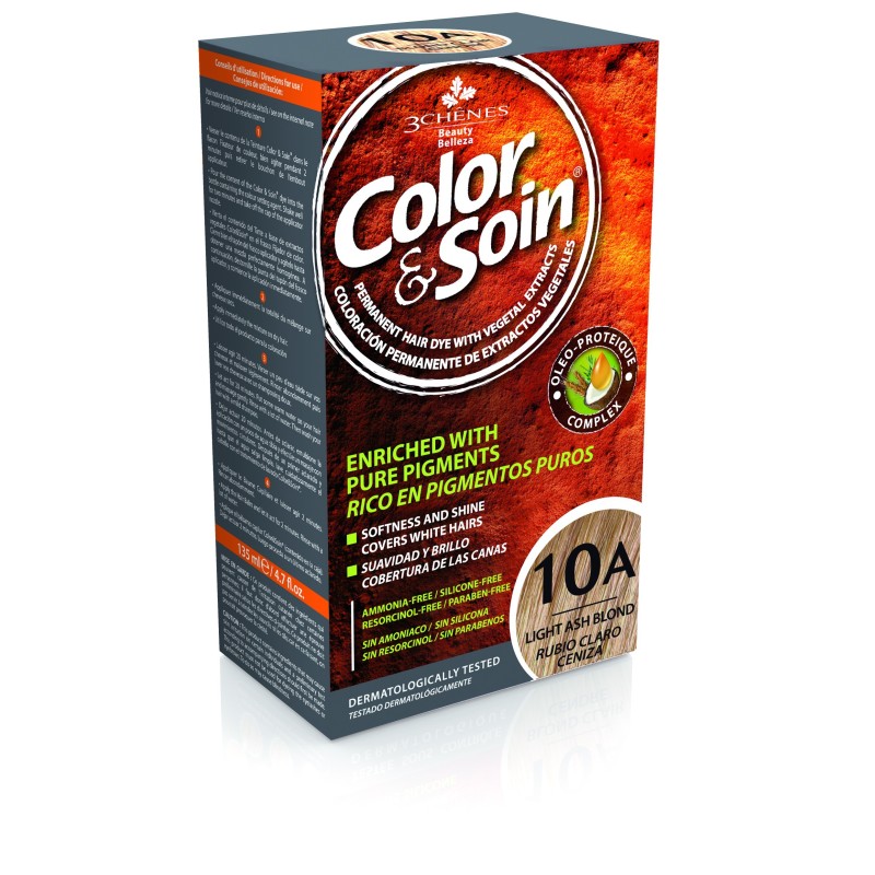 3 CHENES COLOR & SOIN 10A BLOND CLAIR CENDRE