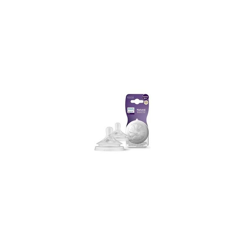AVENT TETINE NATURAL 6M+2PIECES